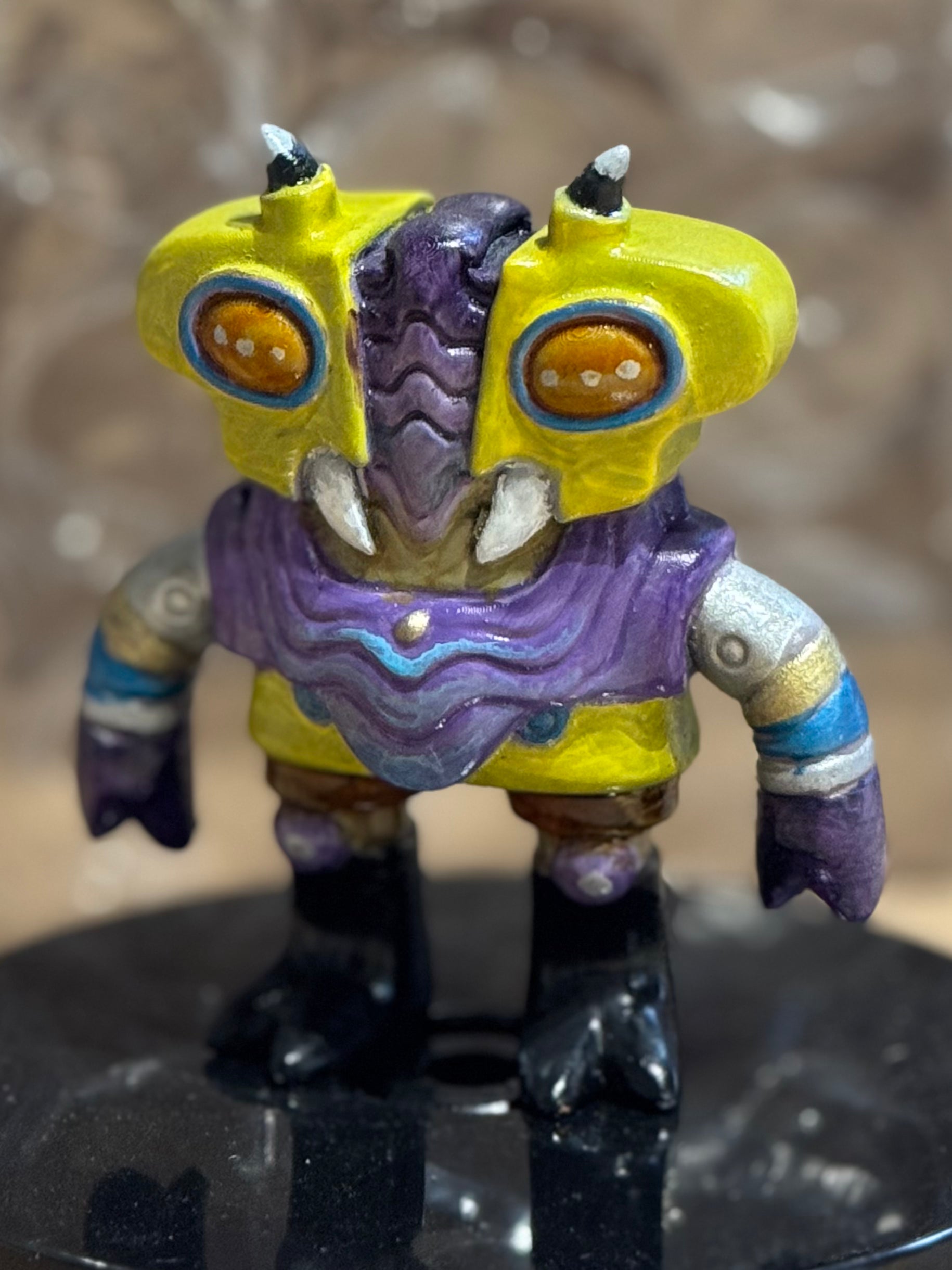 Toasticle EV 1/6 - Hand-Painted Resin Art Sculpture by Starstew