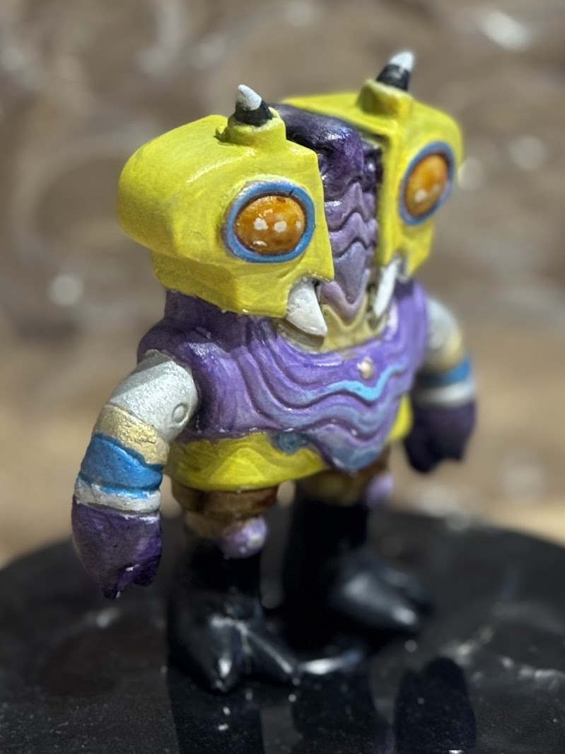 Toasticle EV 1/6 - Hand-Painted Resin Art Sculpture by Starstew