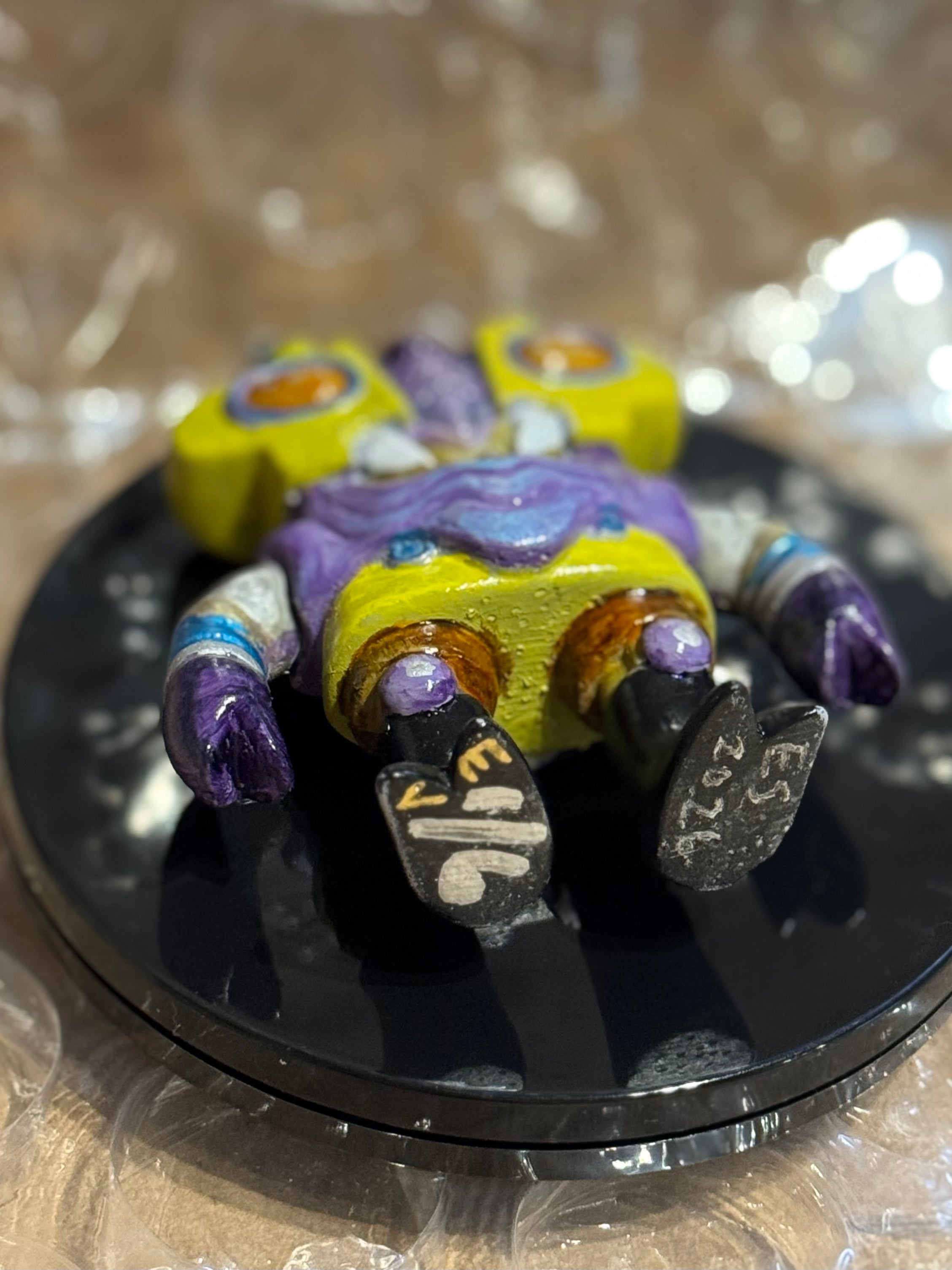 Toasticle EV 1/6 - Hand-Painted Resin Art Sculpture by Starstew