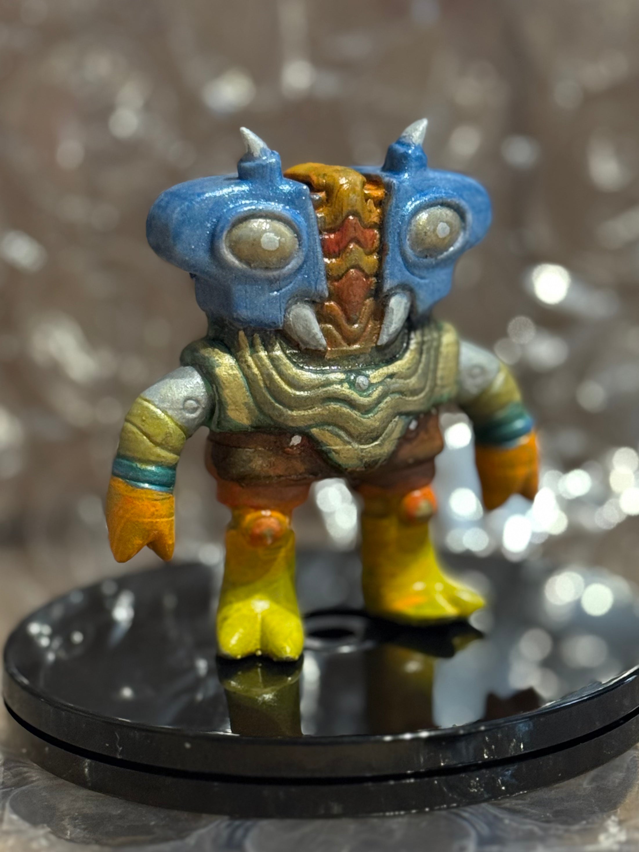 Toasticle EV 2/6 - Hand-Painted Resin Art Sculpture by Starstew