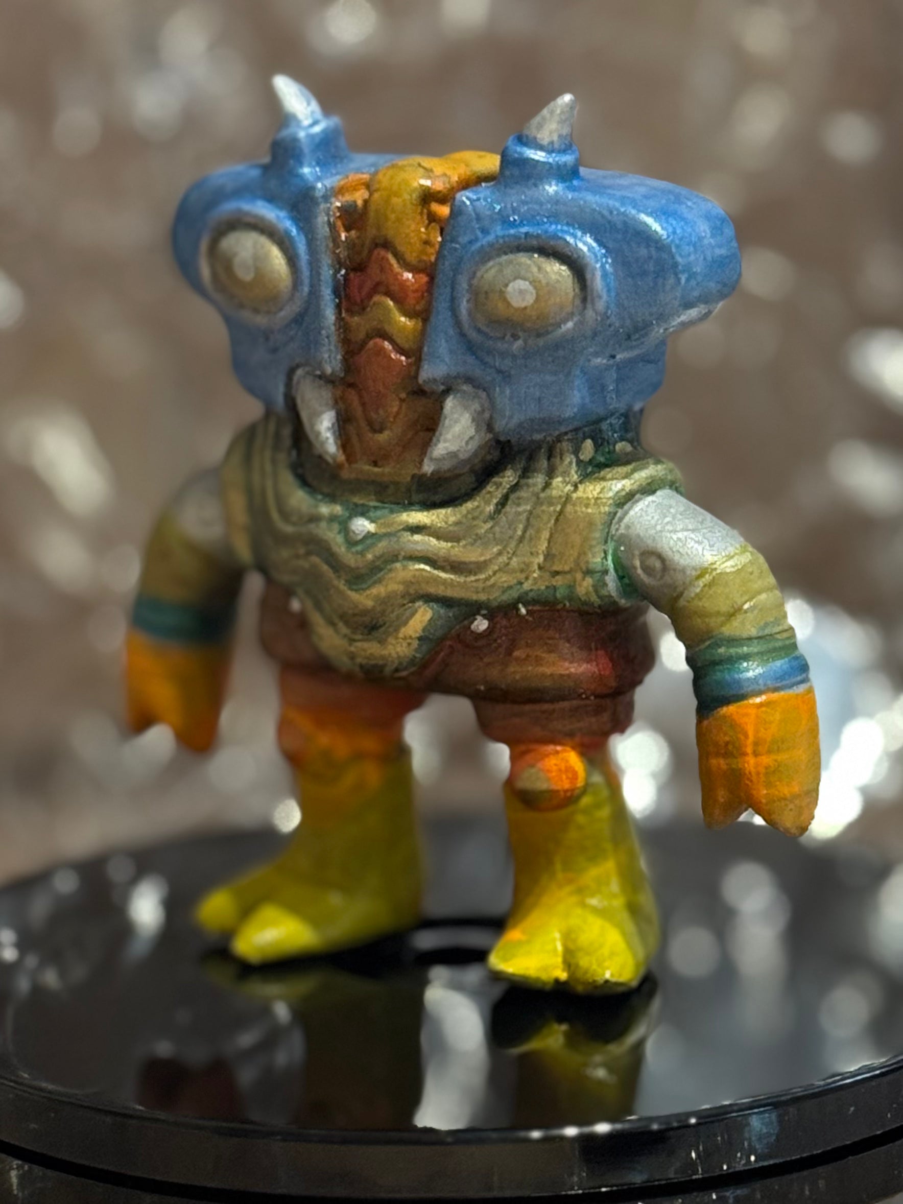 Toasticle EV 2/6 - Hand-Painted Resin Art Sculpture by Starstew