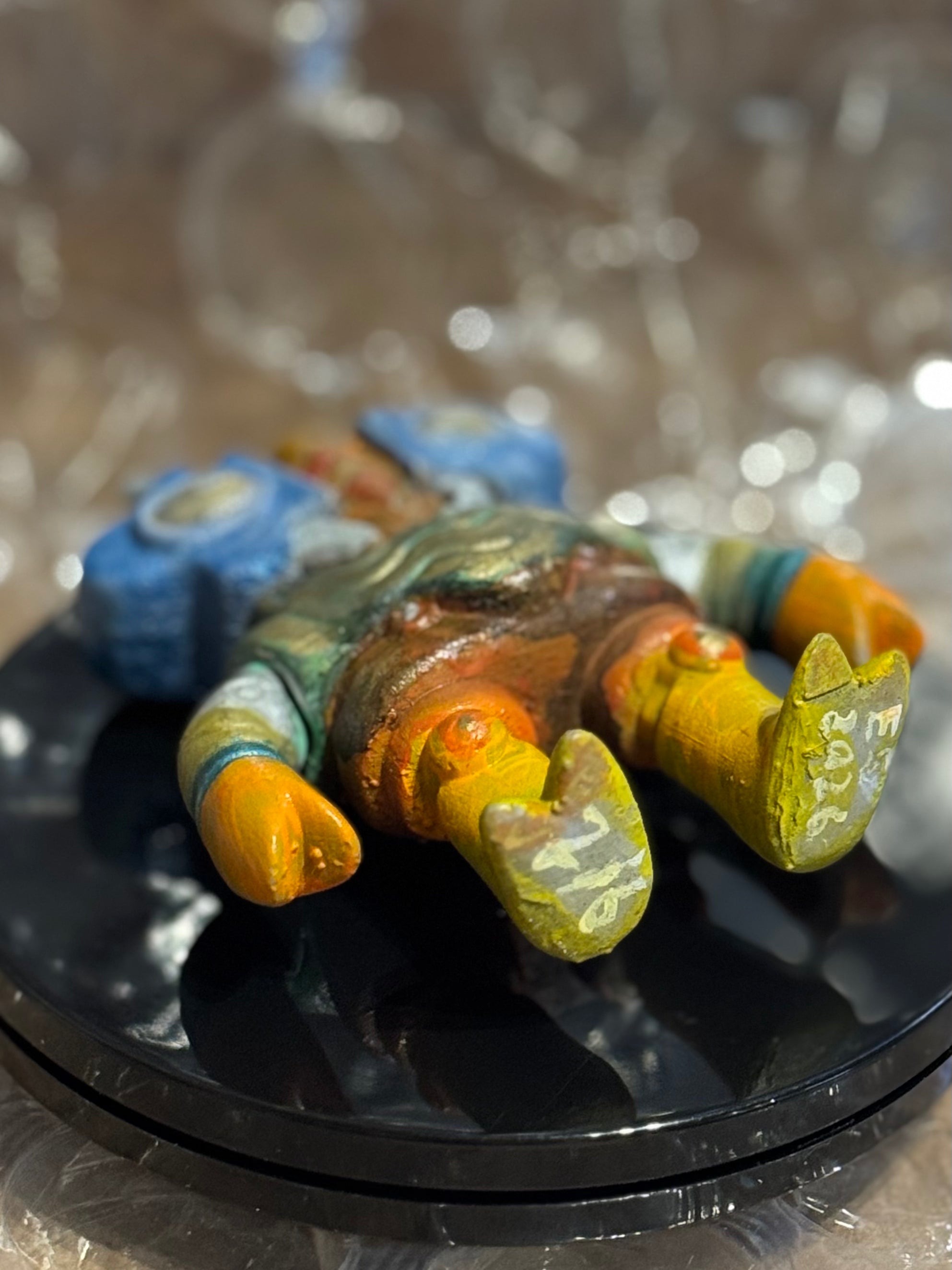 Toasticle EV 2/6 - Hand-Painted Resin Art Sculpture by Starstew