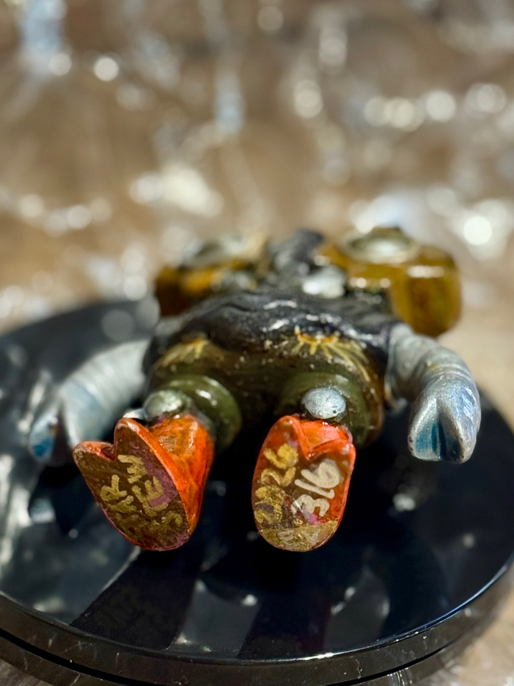 Toasticle EV 3/6 - Hand-Painted Resin Art Sculpture by Starstew