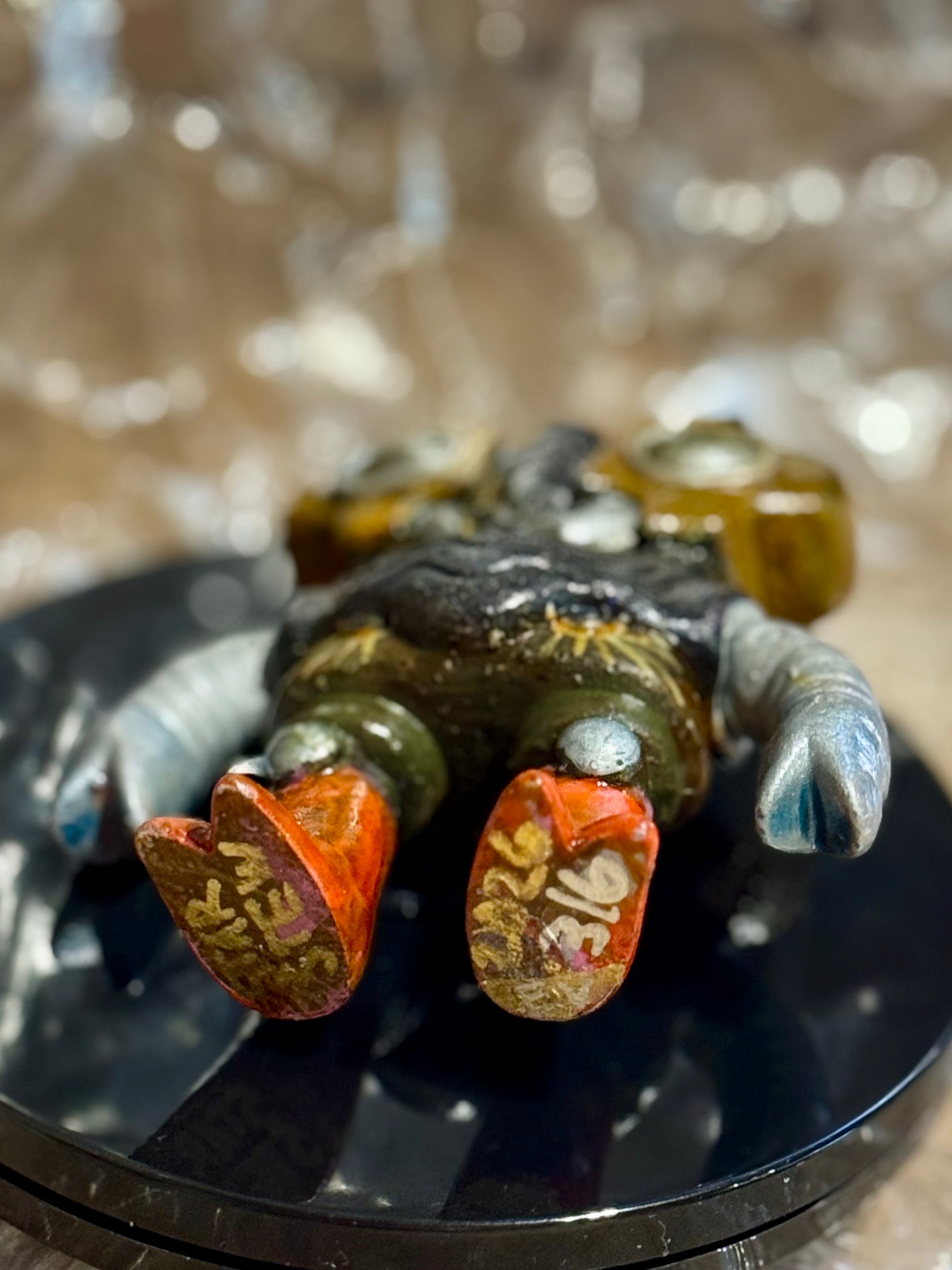 Toasticle EV 3/6 - Hand-Painted Resin Art Sculpture by Starstew