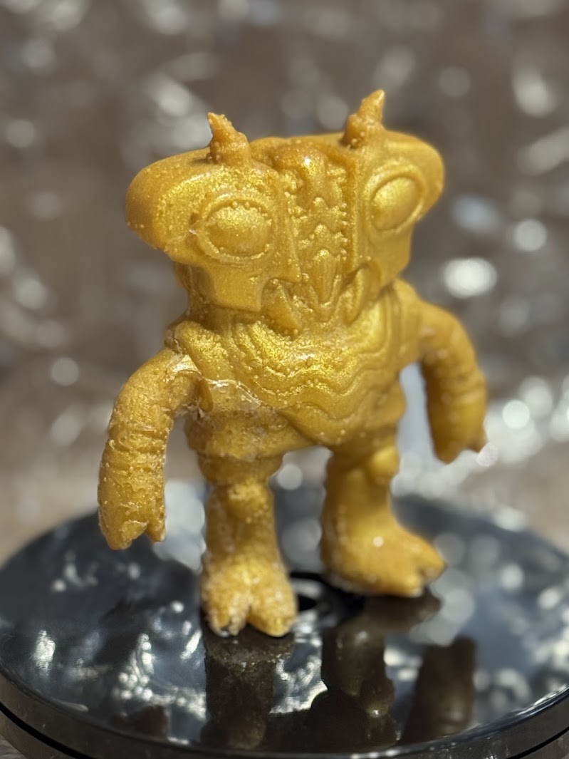 Toasticle EVC 2/10 - Hand-cast Resin Art Sculpture by Starstew