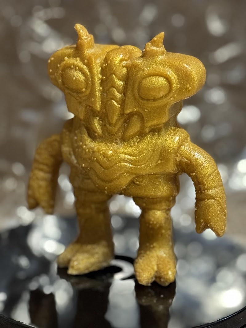 Toasticle EVC 2/10 - Hand-cast Resin Art Sculpture by Starstew