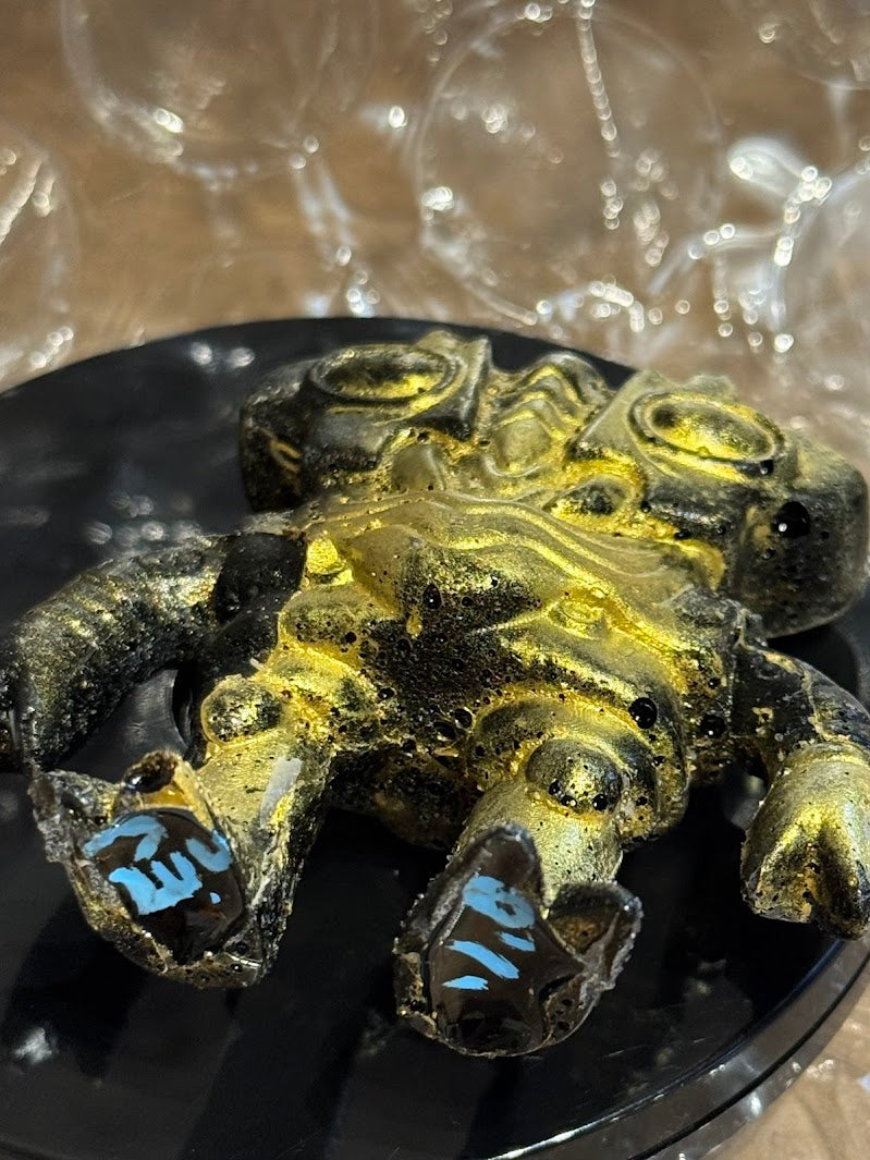 Toasticle EVC 1/10 - Hand-cast Resin Art Sculpture by Starstew