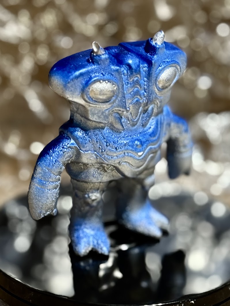 Toasticle EVRC 3/10 - Hand-cast and hand-painted Sculpture by Starstew