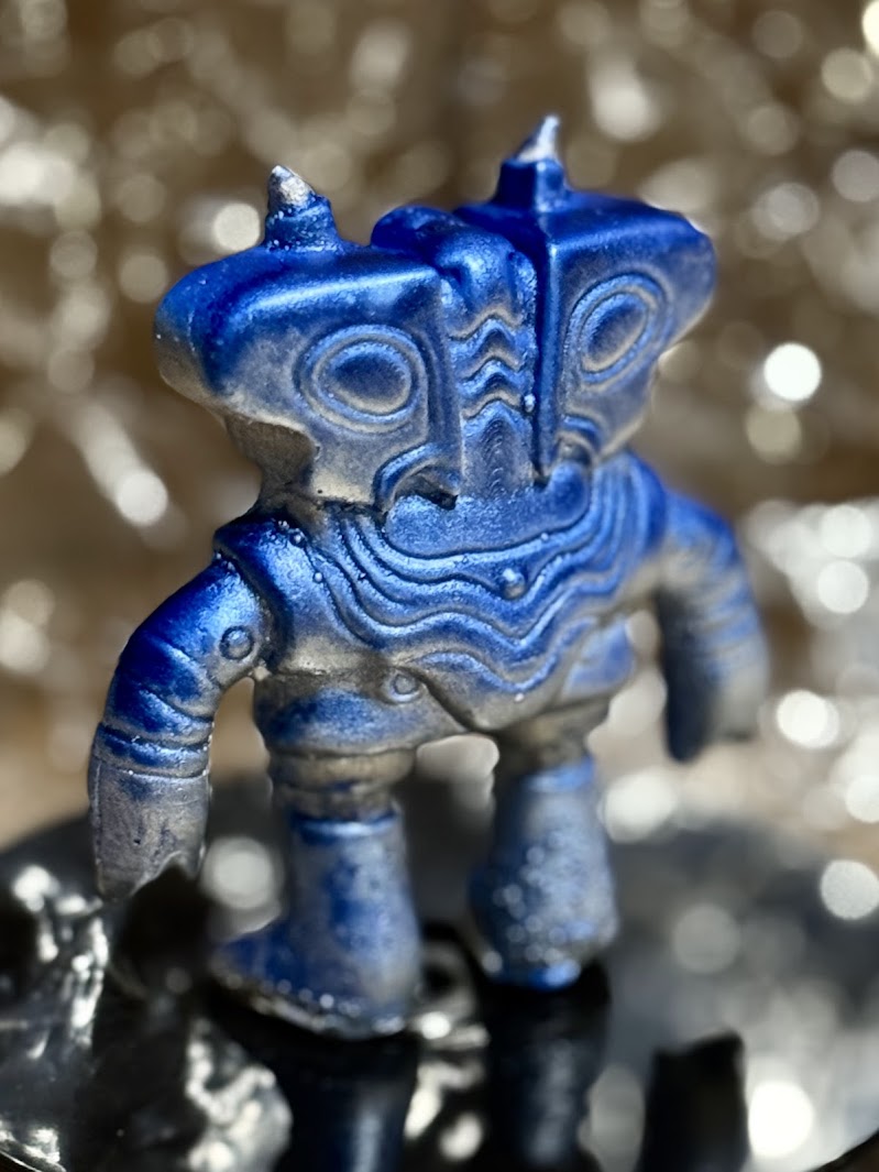 Toasticle EVRC 3/10 - Hand-cast and hand-painted Sculpture by Starstew