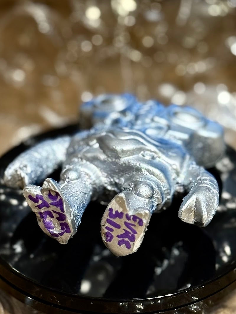 Toasticle EVRC 3/10 - Hand-cast and hand-painted Sculpture by Starstew