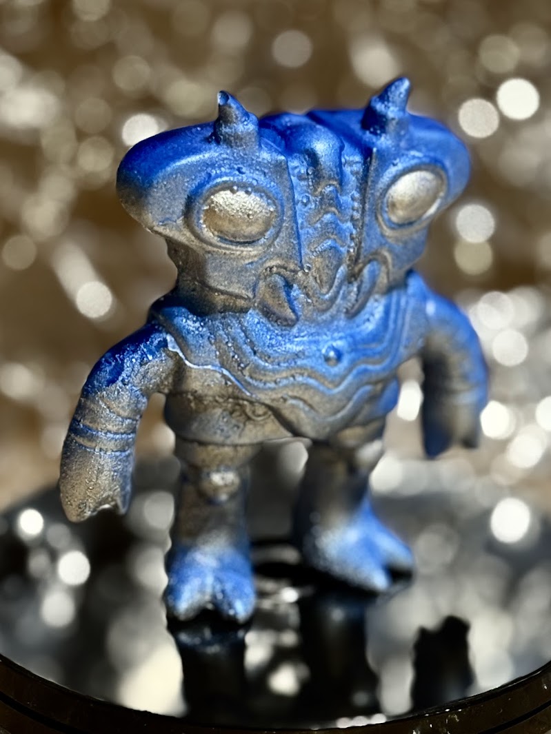 Toasticle EVRC 4/10 - Hand-cast and hand-painted Sculpture by Starstew