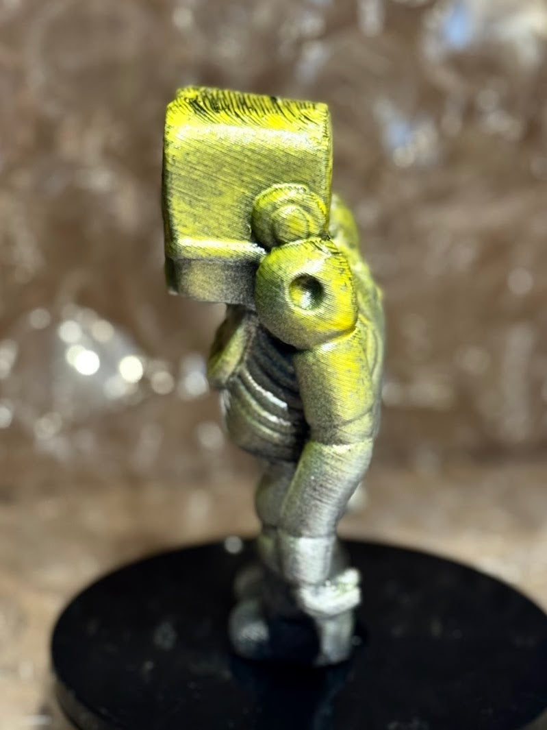 Slumptoid EV 3/3 -- hand-painted 6" robot figurine by Starstew