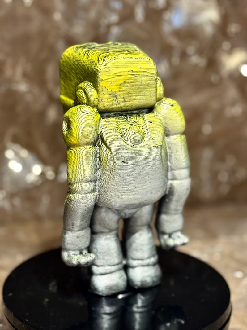 Slumptoid EV 3/3 -- hand-painted 6" robot figurine by Starstew