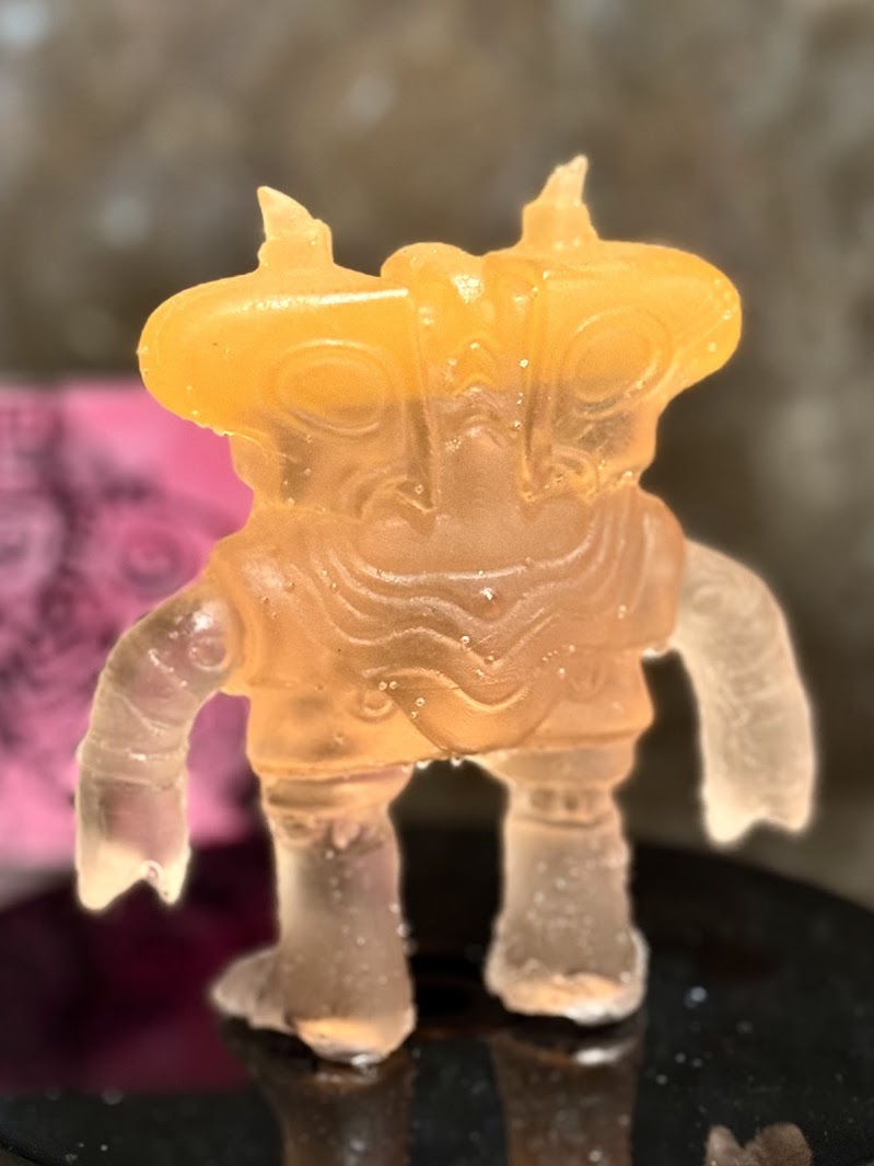 Toasticle EVC 9/10 - Hand-cast Resin Art Sculpture by Starstew