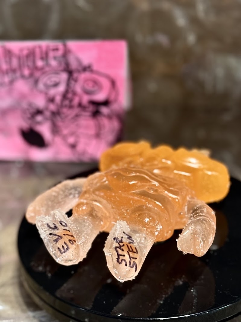 Toasticle EVC 9/10 - Hand-cast Resin Art Sculpture by Starstew