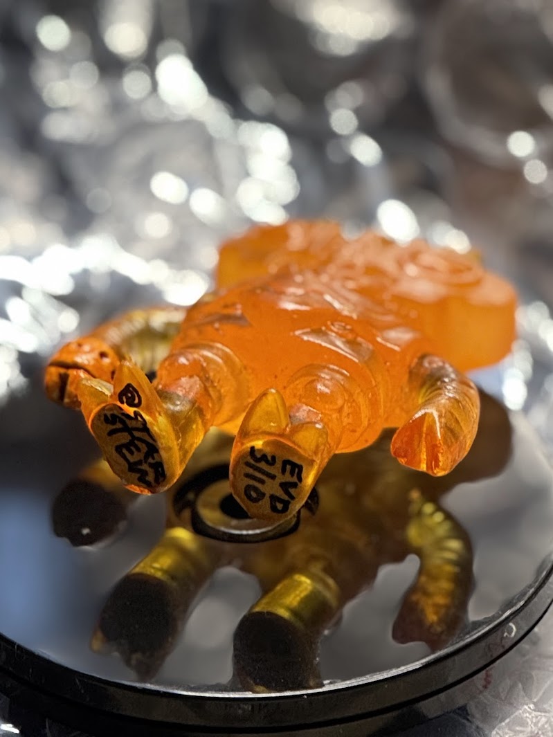 Toasticle EVD 3/10 - Hand-cast Resin Art Sculpture by Starstew